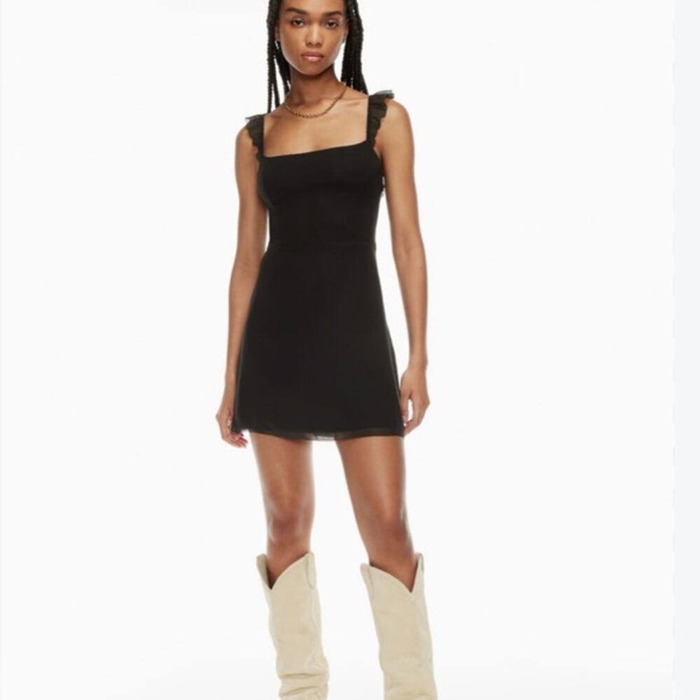 Aritzia Wilfred Black Fete Dress size 4